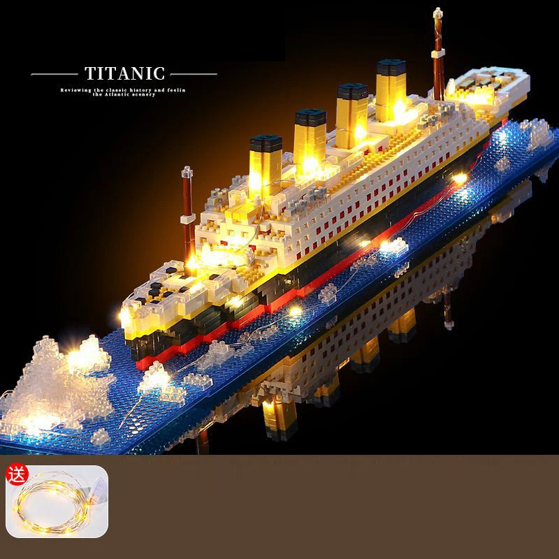 Tech Diving Accessories - Titanic Schiffsmodell Kinderspielzeug Geburtstagsgeschenk Bausatz Plastikbausteine
