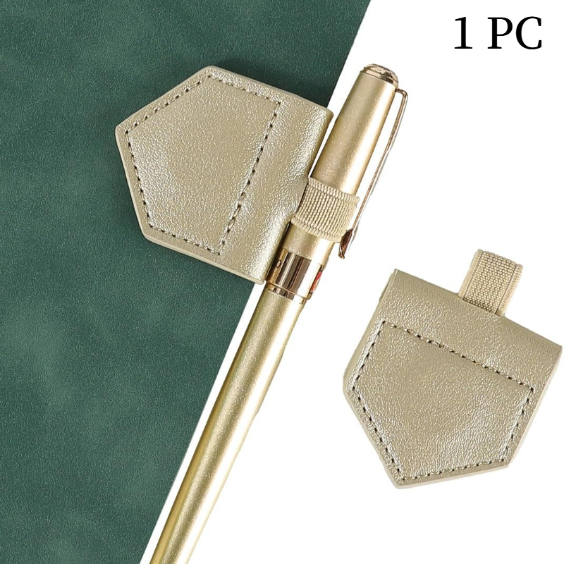 Pen Holder Magnetic - 1 Stück magnetisches Lesezeichen aus PU-Leder