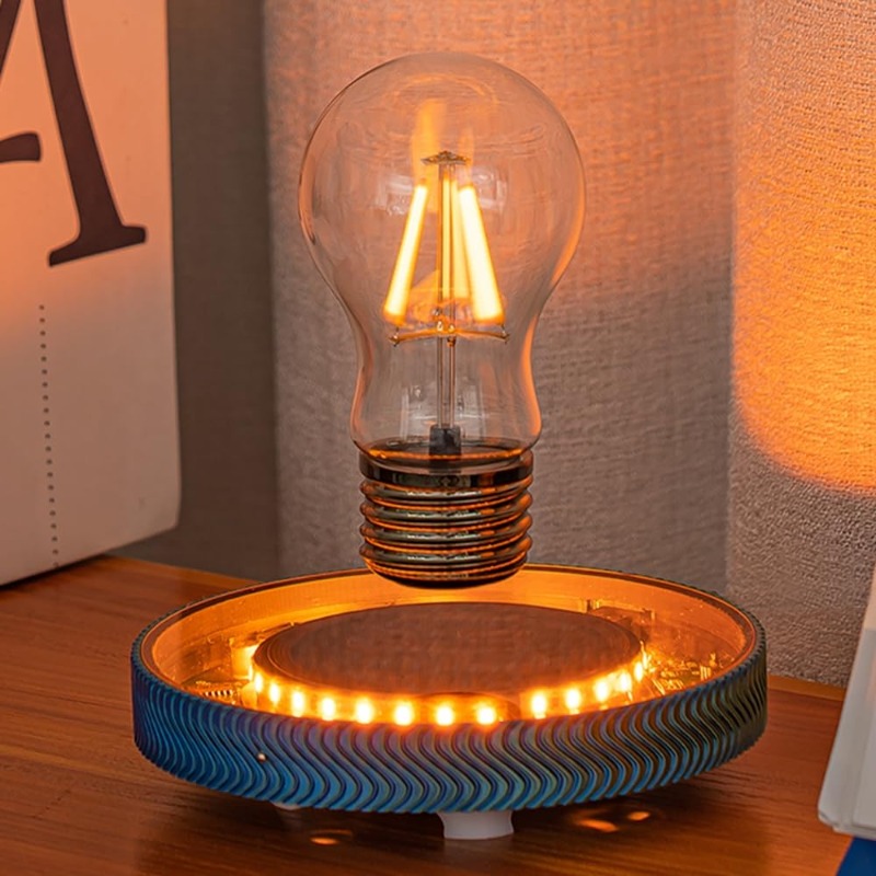 Tech Accessories Gifts - Schwebende Kabellose LED-Glühbirne Schreibtischlampe für Einzigartige