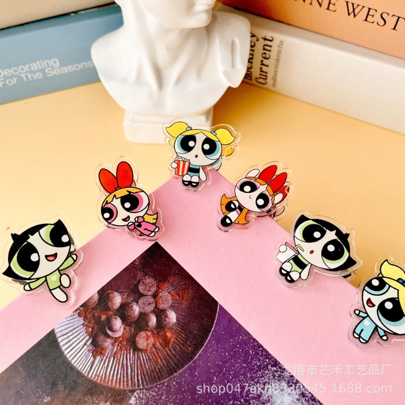 6 Stück Kawaii The Powerpuffs  – Tech Accessories For Office Bewertung und Preis